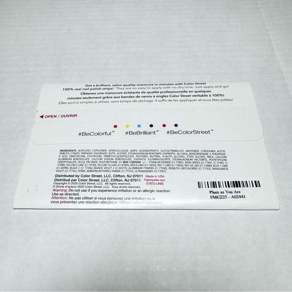 *Exclusive* Color Street: Plum As You Are | Purple Blackberry Glitter Fall Dark - Picture 4 of 15